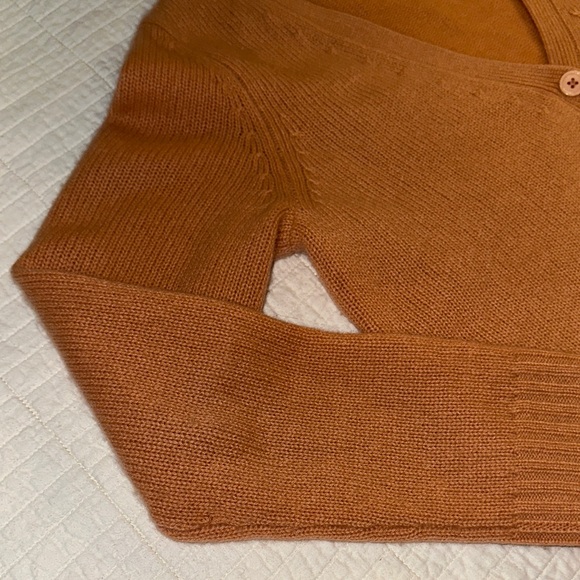 Talbots 100% Cashmere Cardigan Flawed Cottagecore - Picture 4 of 7